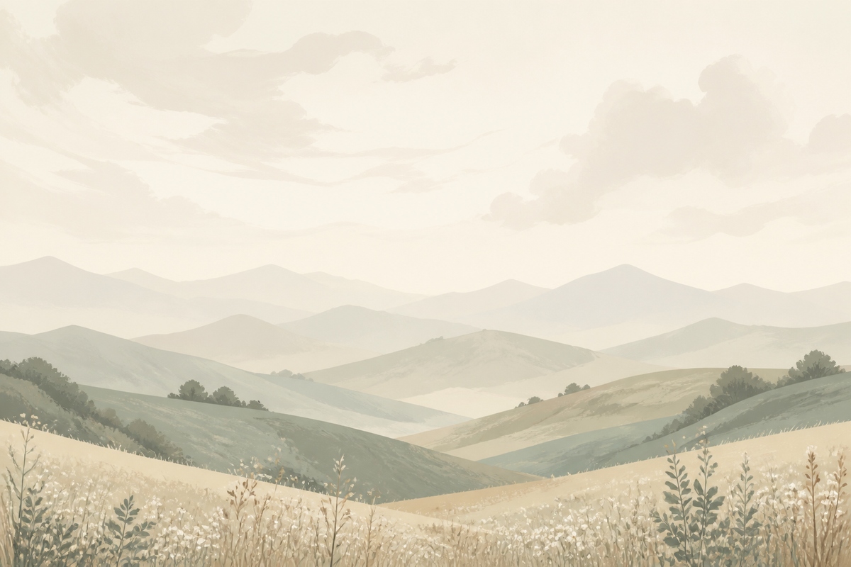 Sage Rolling Wallpaper Mural product view