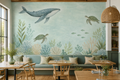 Sage Undersea Wallpaper Mural