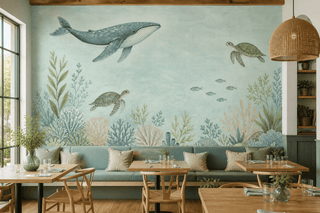 Sage Undersea Wallpaper Mural