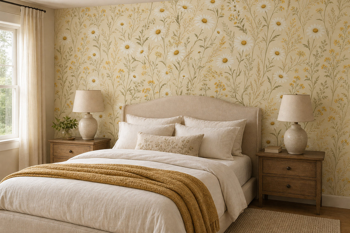 Sage Vintage Wallpaper Mural product view