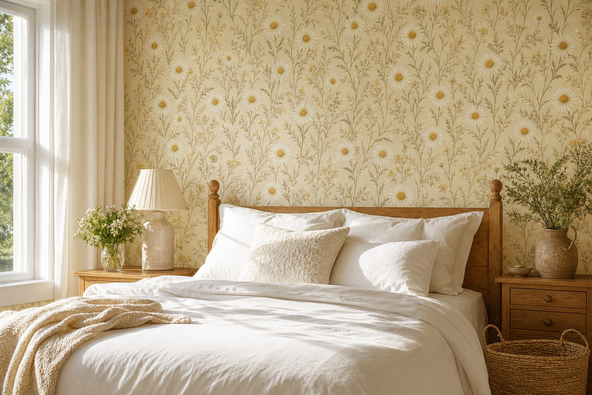 Sage Vintage Wallpaper Mural product view