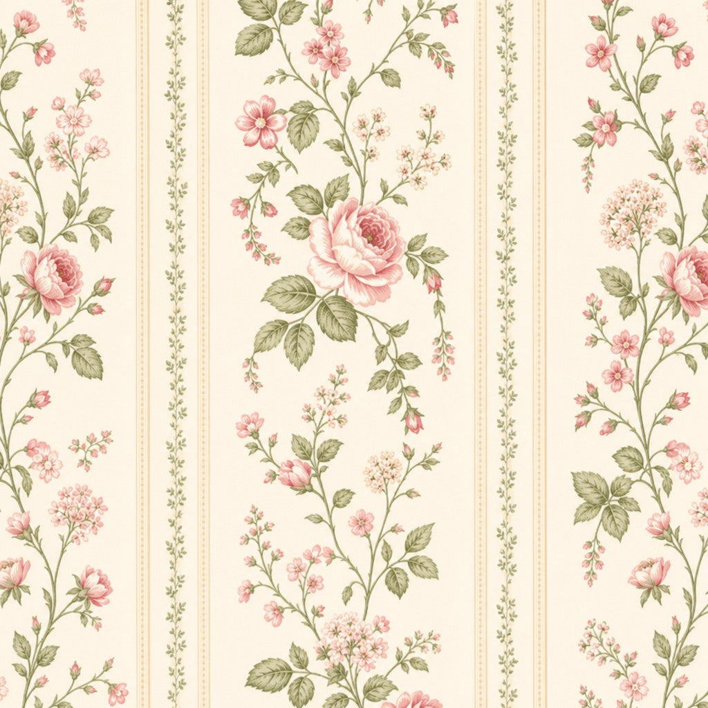 Sage Vintage Wallpaper Mural product view
