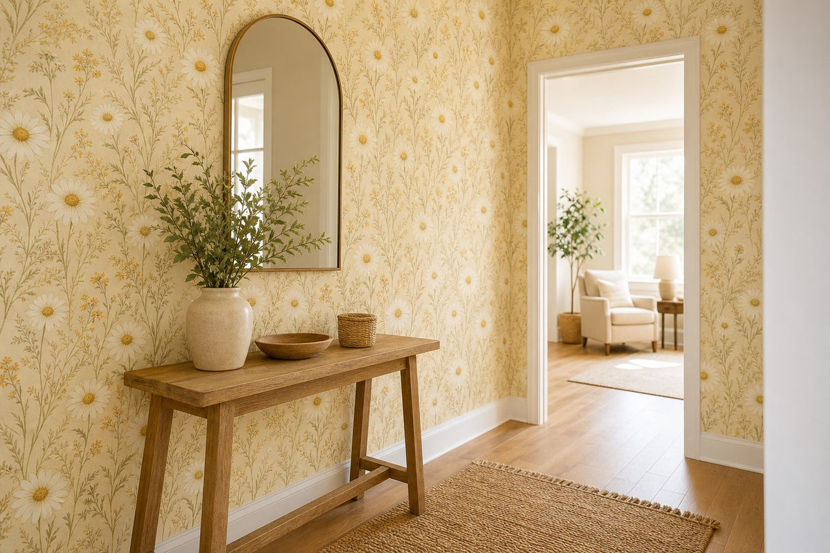 Sage Vintage Wallpaper Mural product view