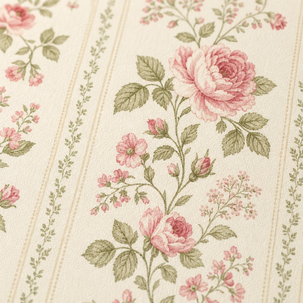 Sage Vintage Wallpaper Mural product view