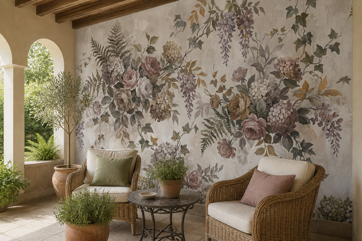 sage vintage jungle wallpaper outdoor custom self adhesive non woven vinyl removable