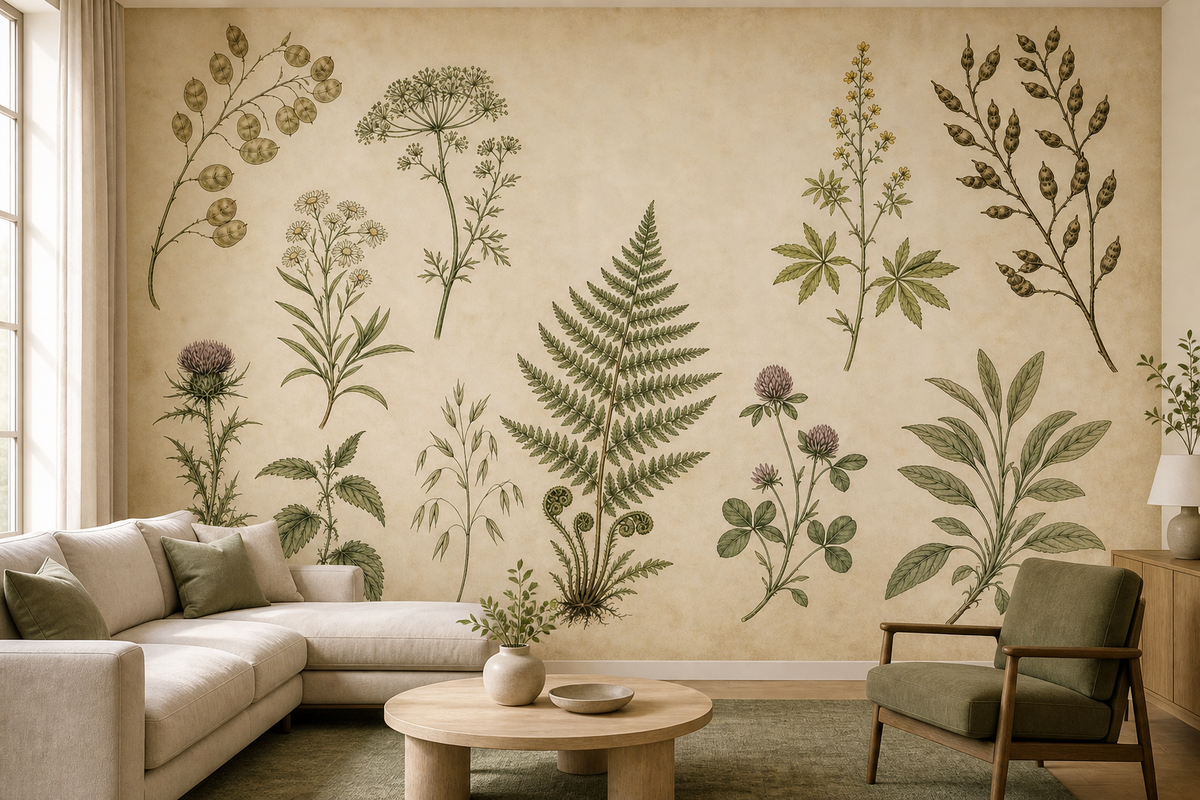 Sage English Wallpaper Mural product view
