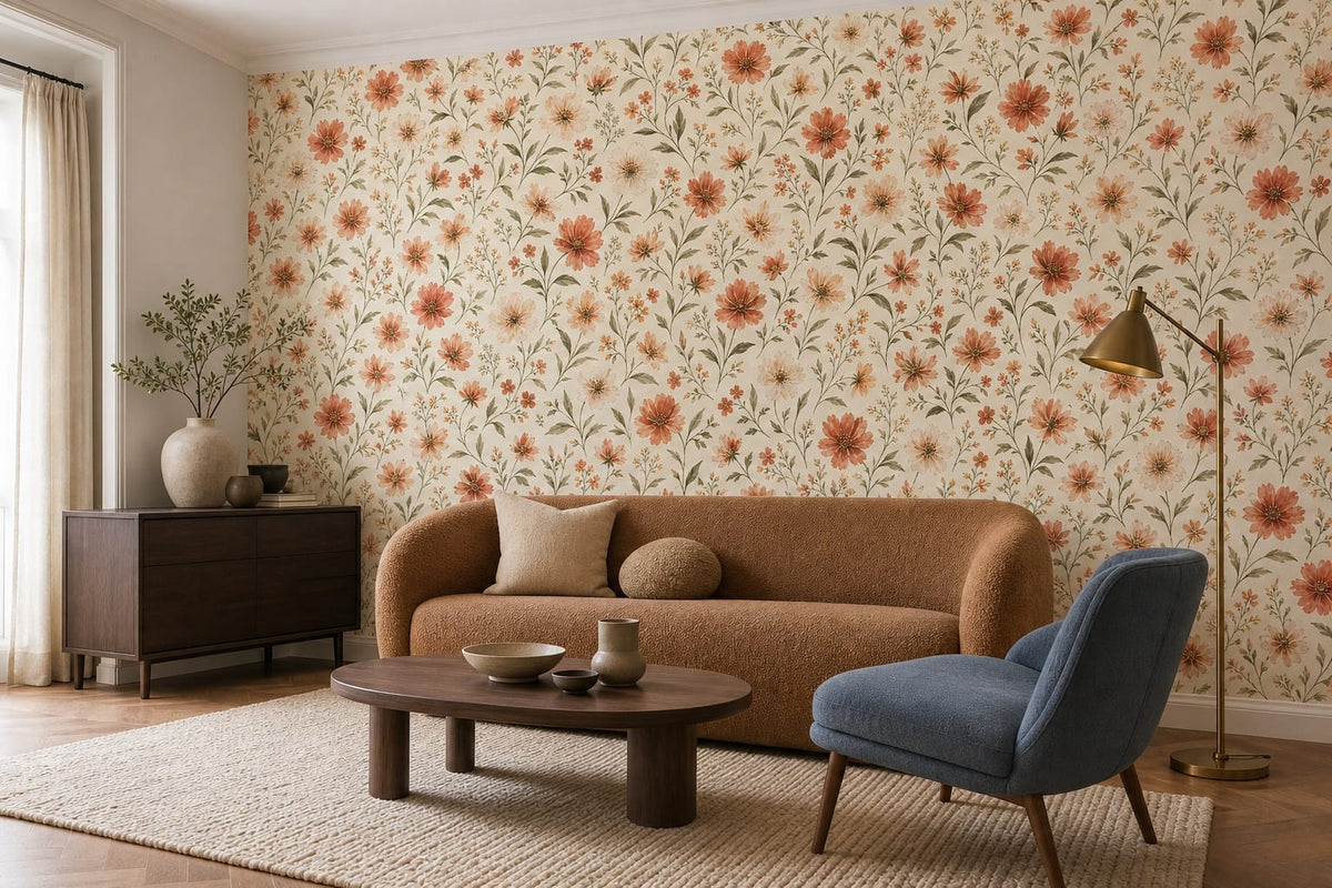 Sage Oatmeal Wallpaper Mural product view