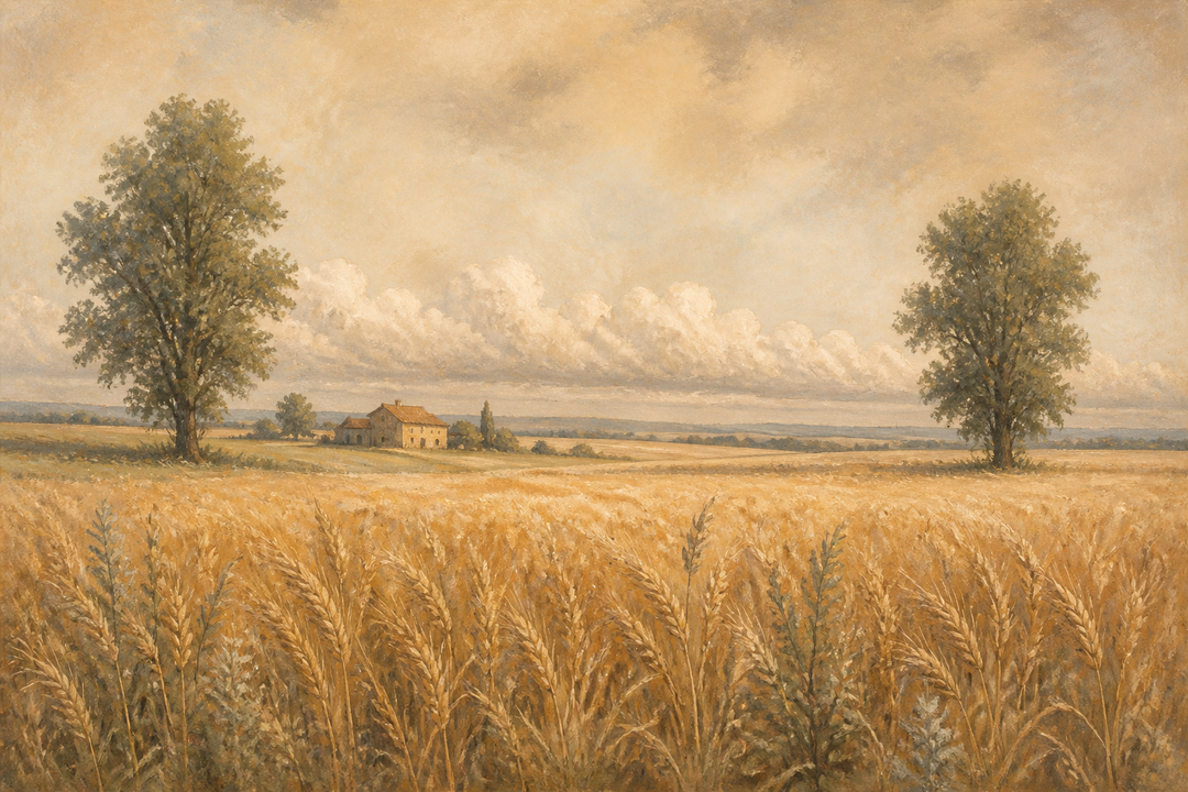 Sage Wheat Wallpaper Mural product view