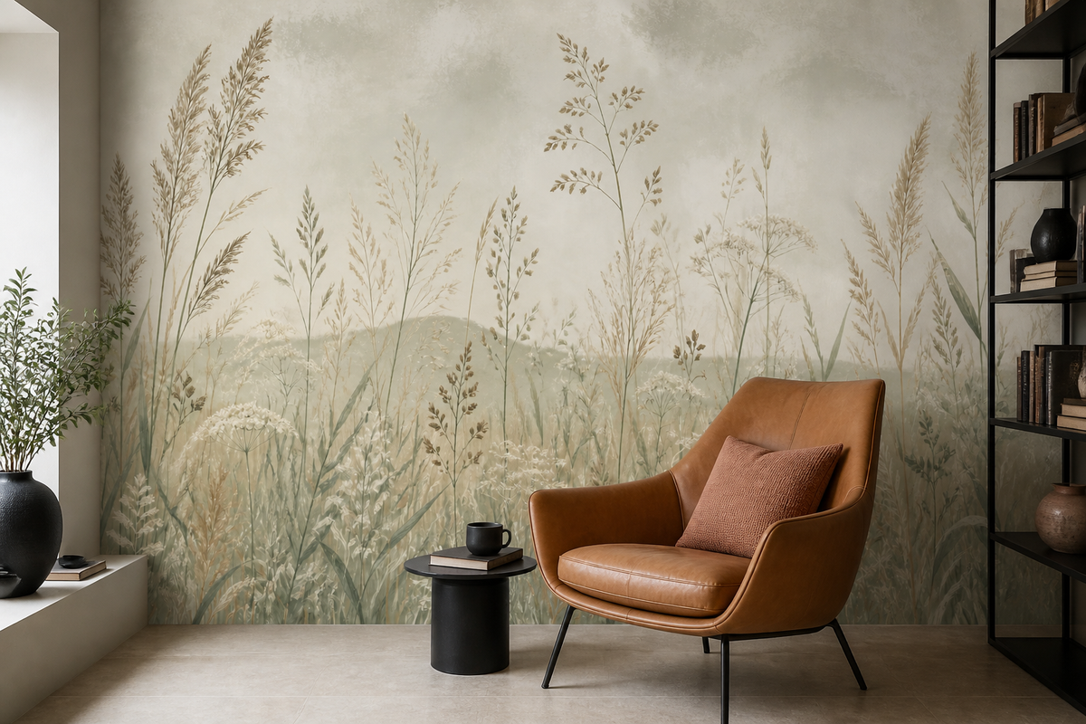 Sage Wild Wallpaper Mural product view