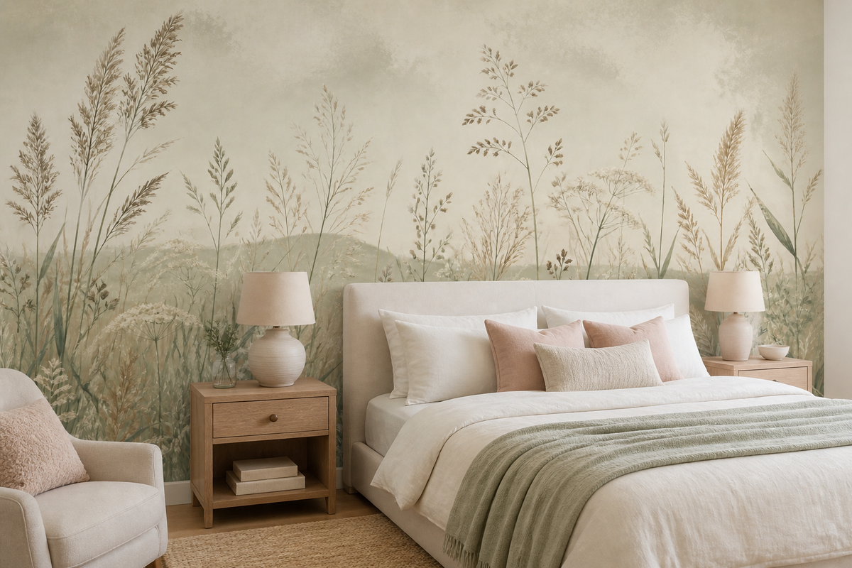 Sage Wild Wallpaper Mural product view
