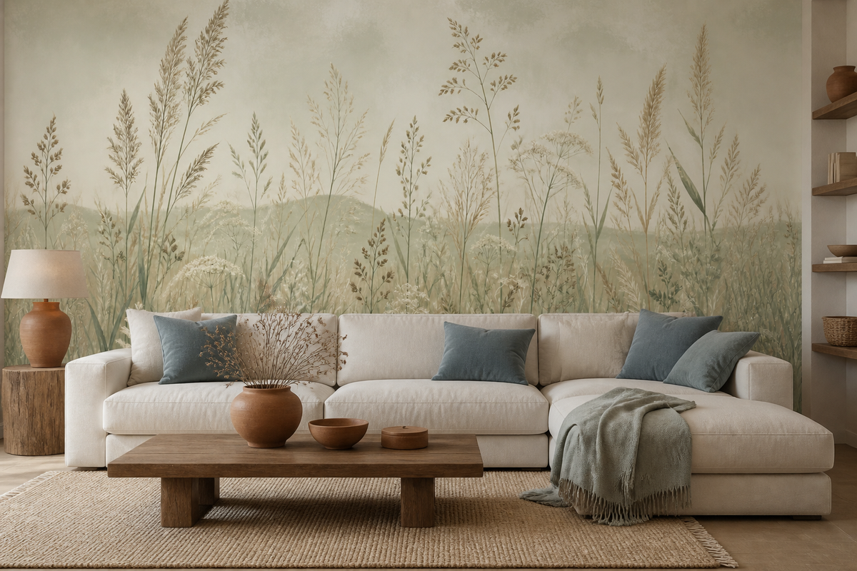 Sage Wild Wallpaper Mural product view