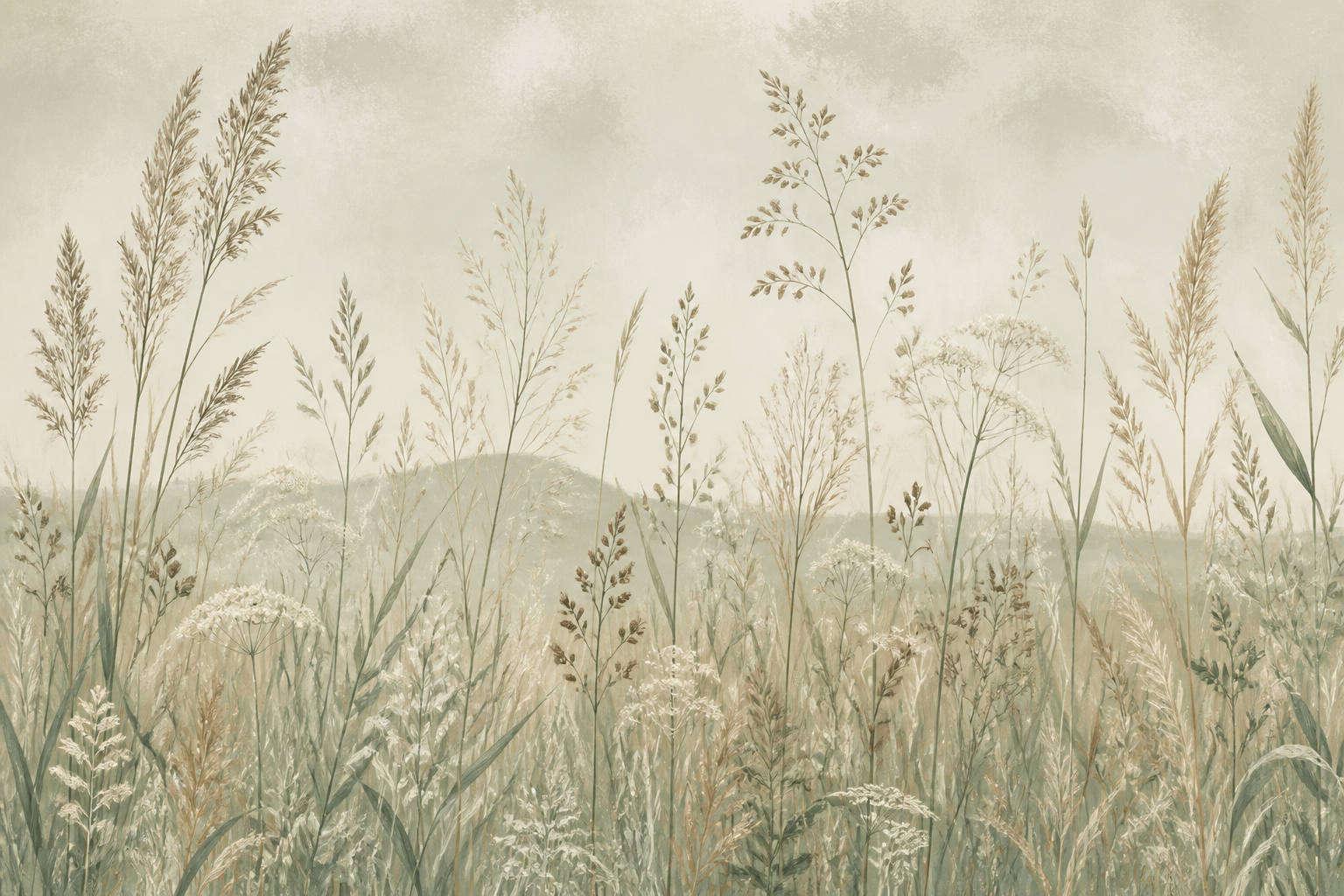 Sage Wild Wallpaper Mural