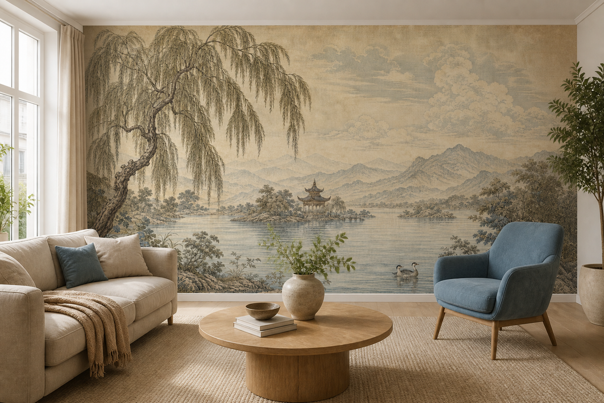 Sage Willow Wallpaper Mural product view