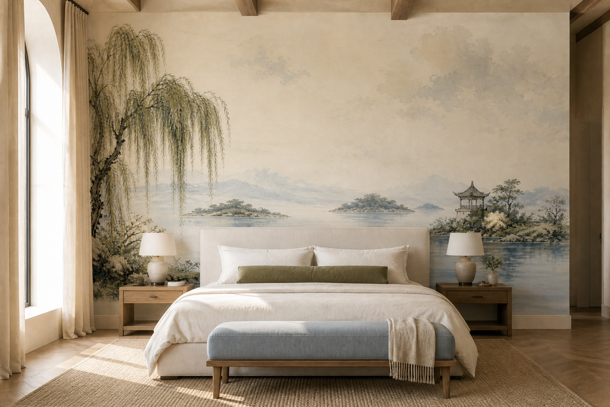 Sage Willow Wallpaper Mural product view