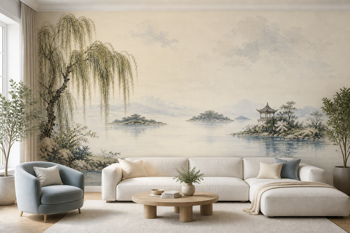 Sage Willow Wallpaper Mural product view