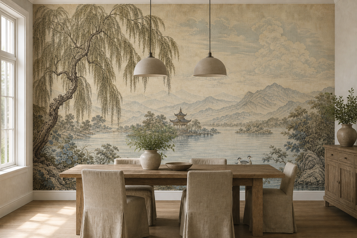 Sage Willow Wallpaper Mural product view