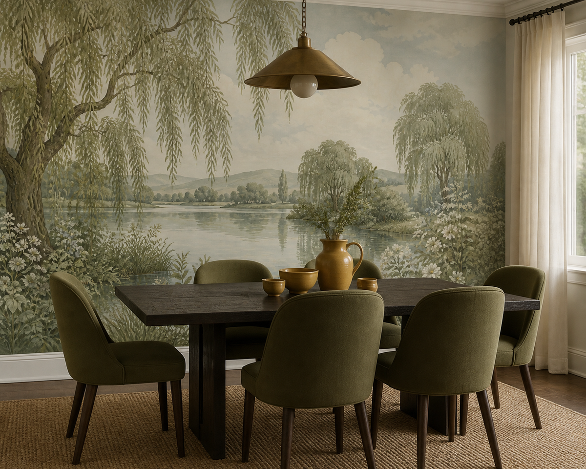 Sage Willow Wallpaper Mural product view