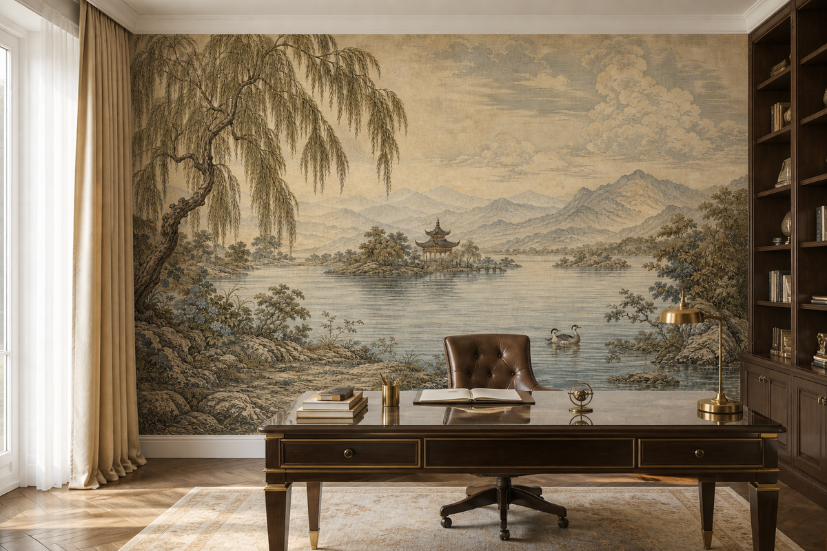 Sage Willow Wallpaper Mural product view