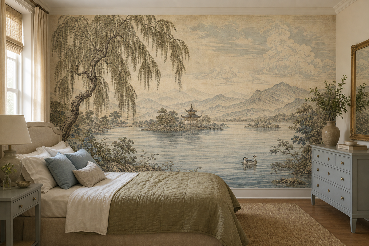 Sage Willow Wallpaper Mural product view