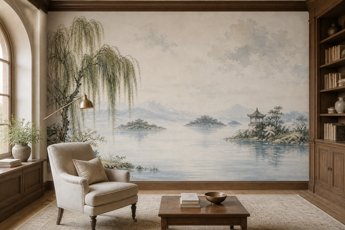 Sage Willow Wallpaper Mural product view