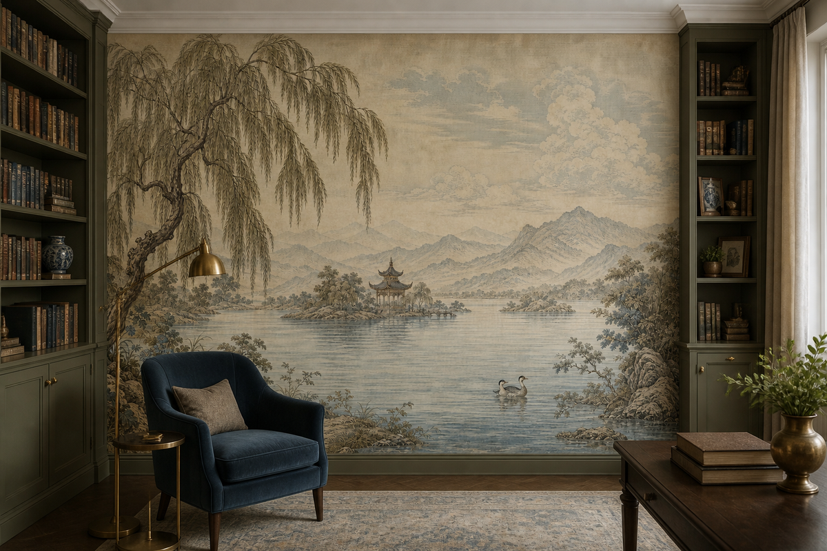 Sage Willow Wallpaper Mural product view