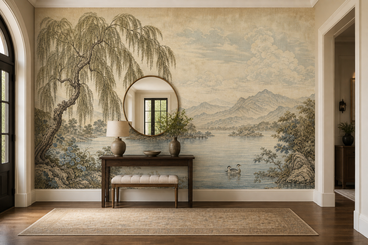 Sage Willow Wallpaper Mural product view