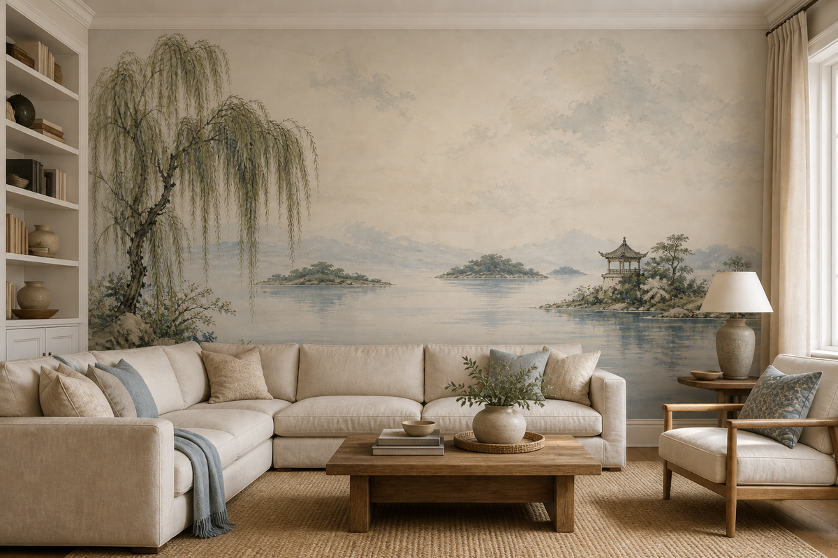 Sage Willow Wallpaper Mural product view