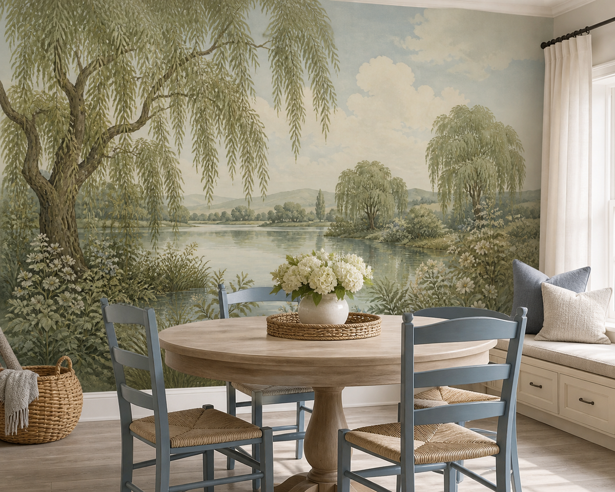 Sage Willow Wallpaper Mural product view
