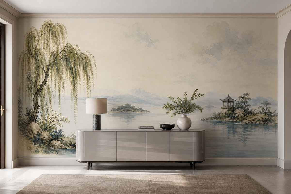 Sage Willow Wallpaper Mural product view