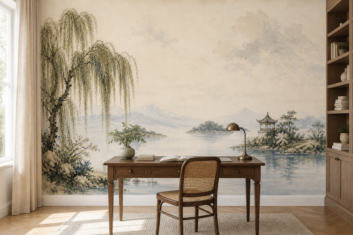 Sage Willow Wallpaper Mural product view