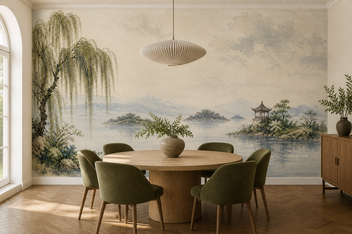 Sage Willow Wallpaper Mural product view