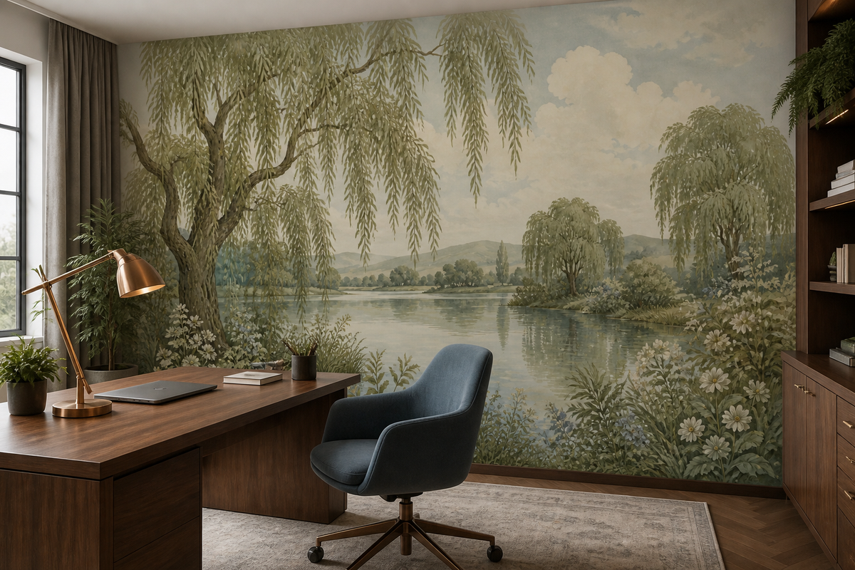 Sage Willow Wallpaper Mural product view