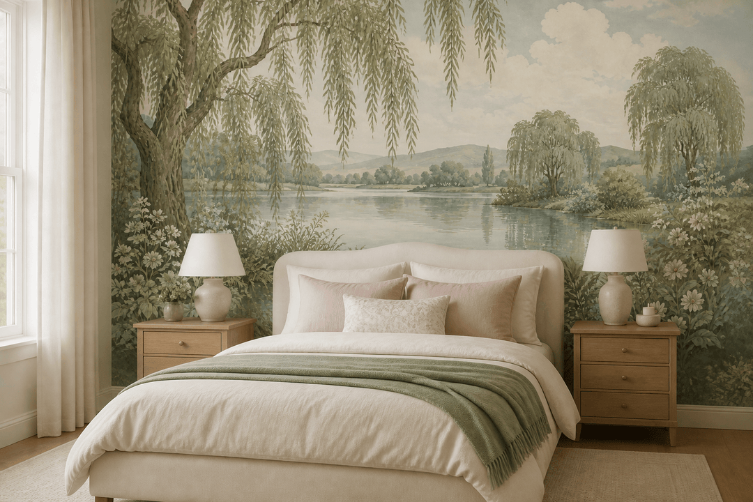 Sage Willow Wallpaper Mural product view