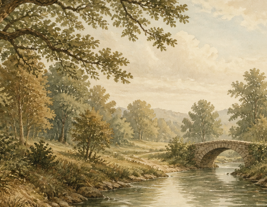 Sage Woodland Wallpaper Mural product view