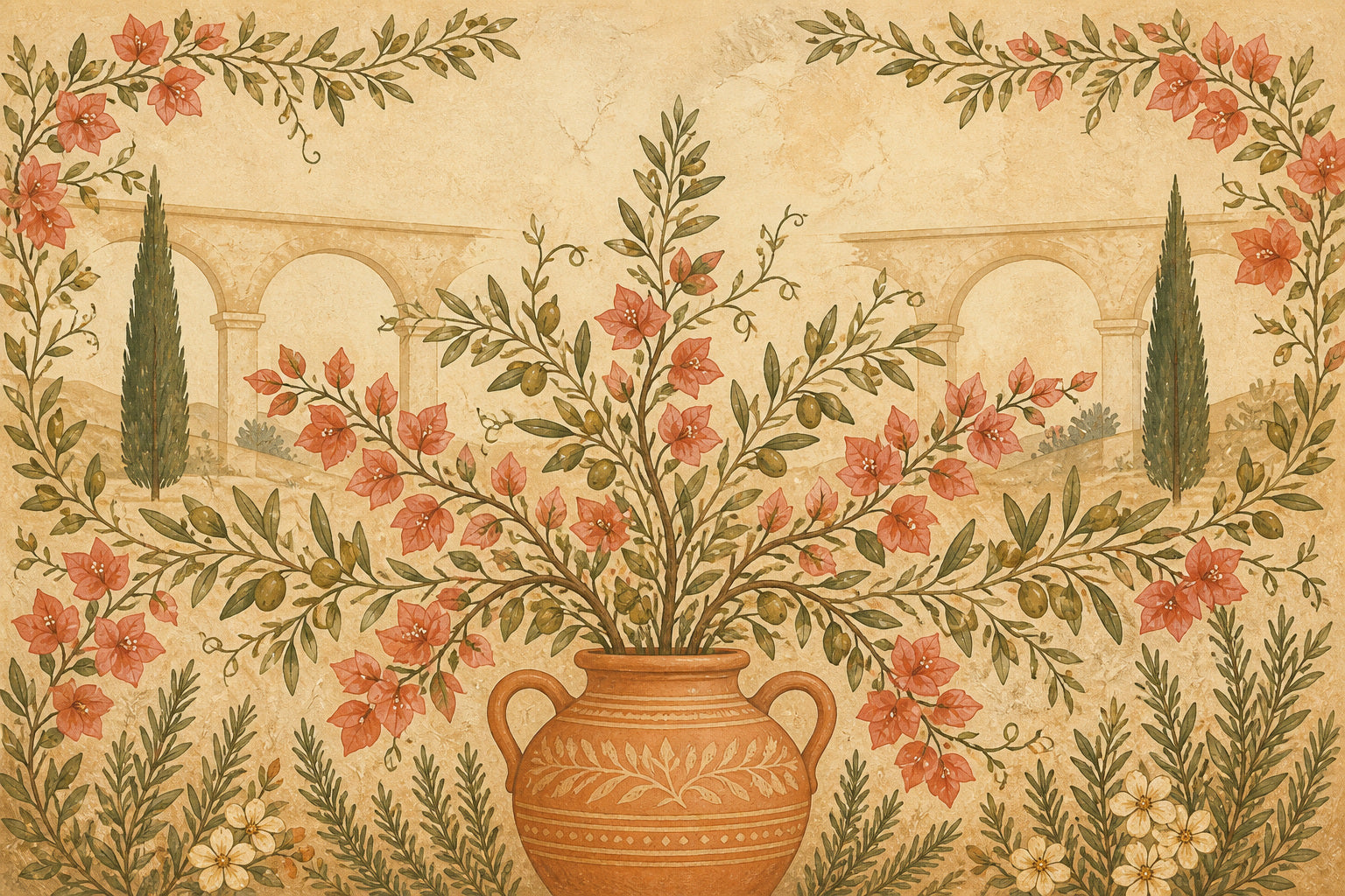 Sand Coral Wallpaper Mural