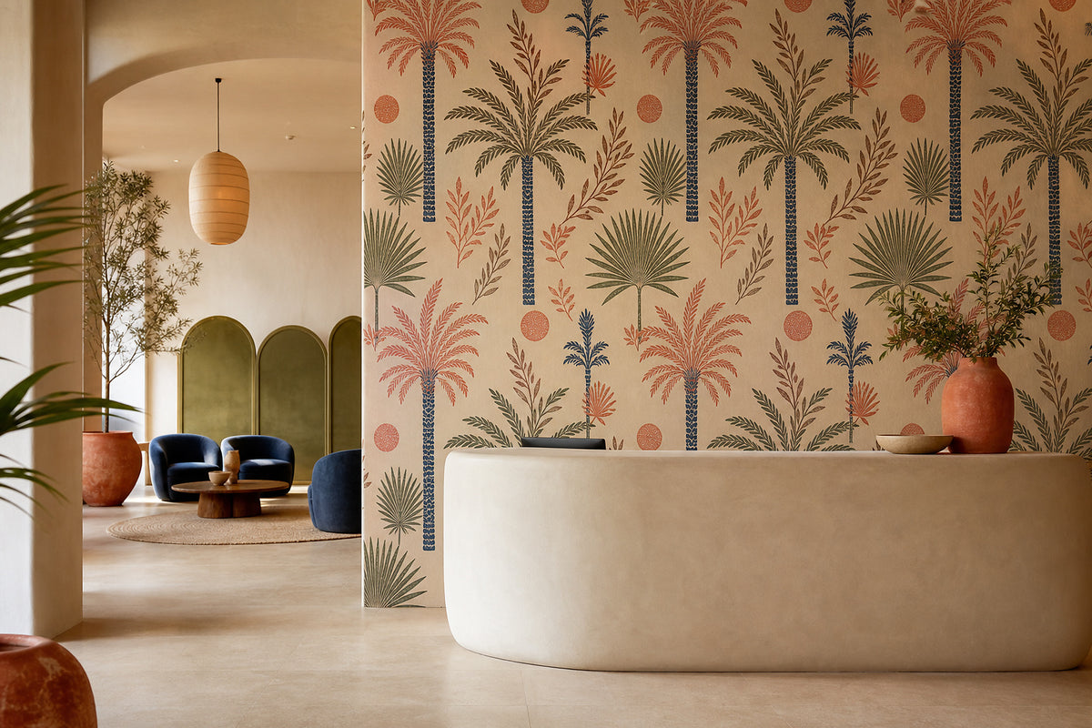 Sand Palm Wallpaper Mural product view