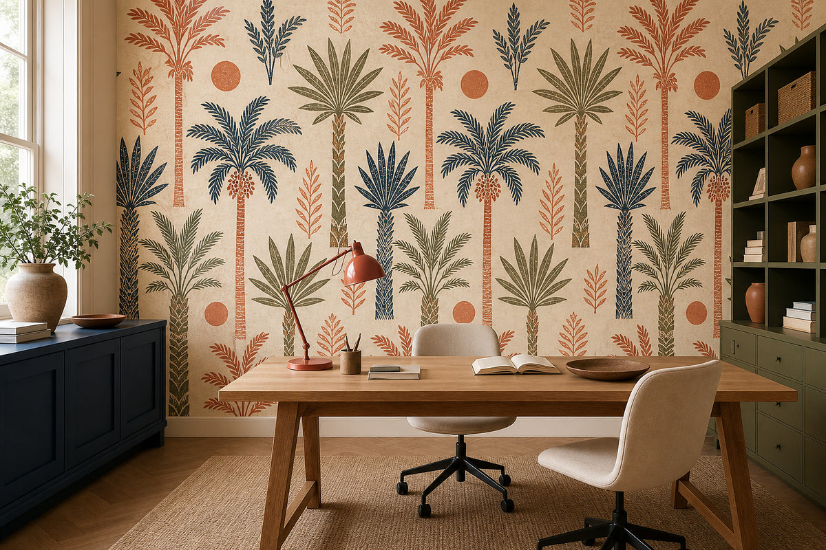 Sand Palm Wallpaper Mural product view