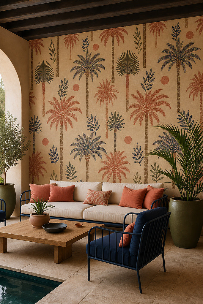 Sand Palm Wallpaper Mural product view