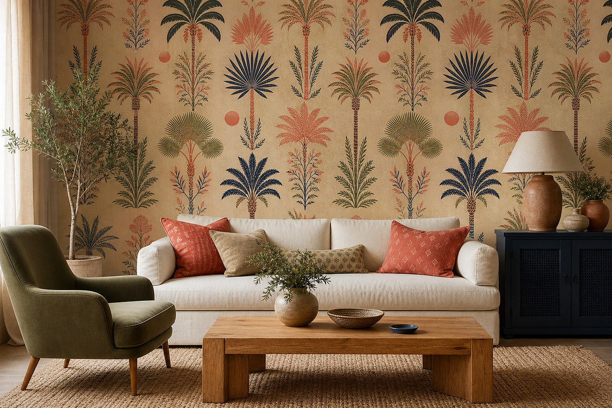 Sand Palm Wallpaper Mural product view