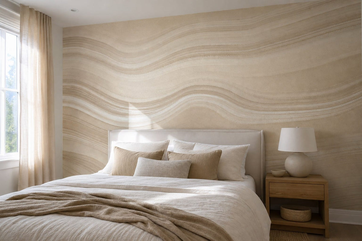 Sandstone Ripple Wallpaper Mural product view