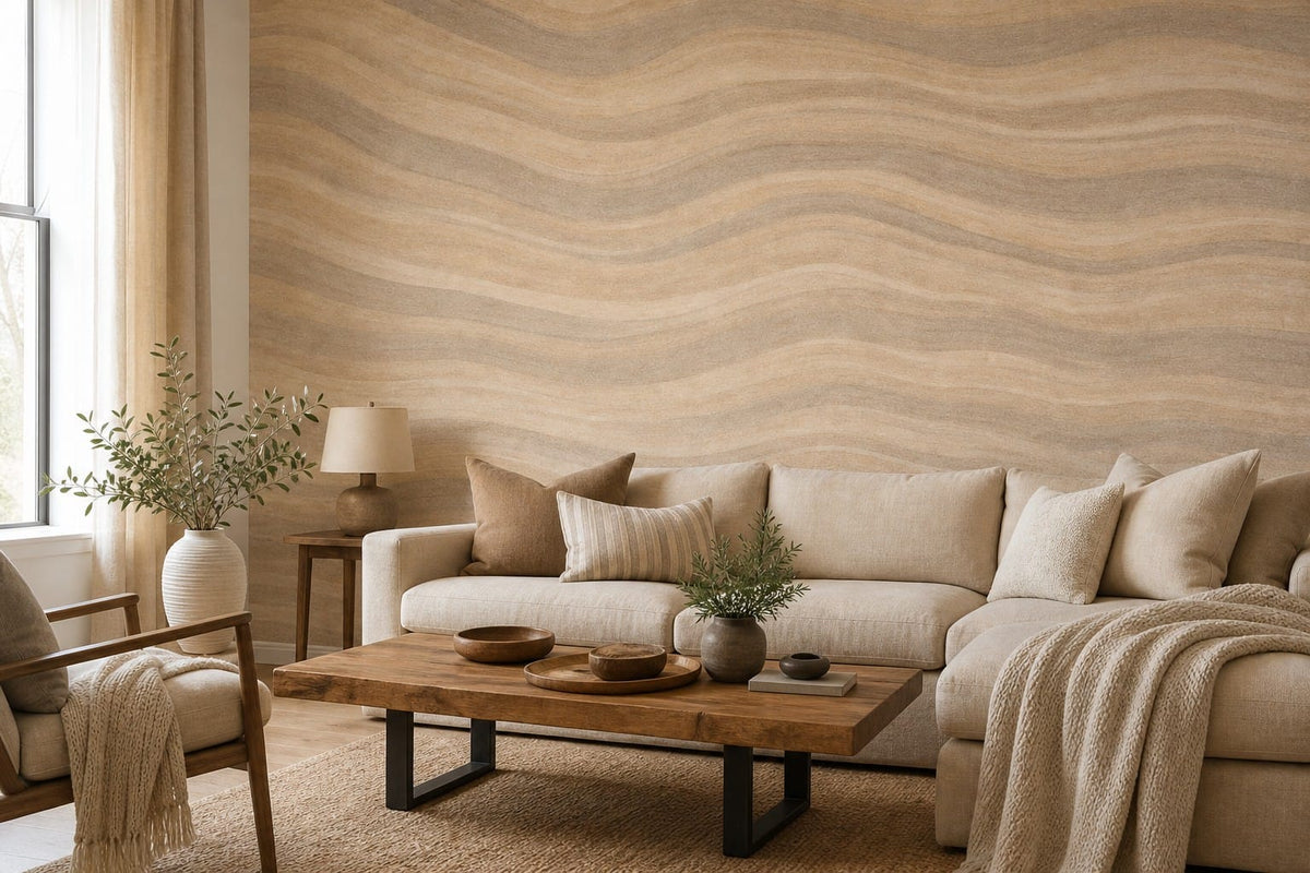 Sandstone Ripple Wallpaper Mural product view