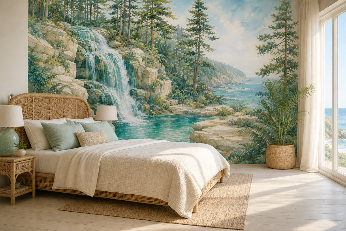 Seafoam Seafoam Wallpaper Mural product view