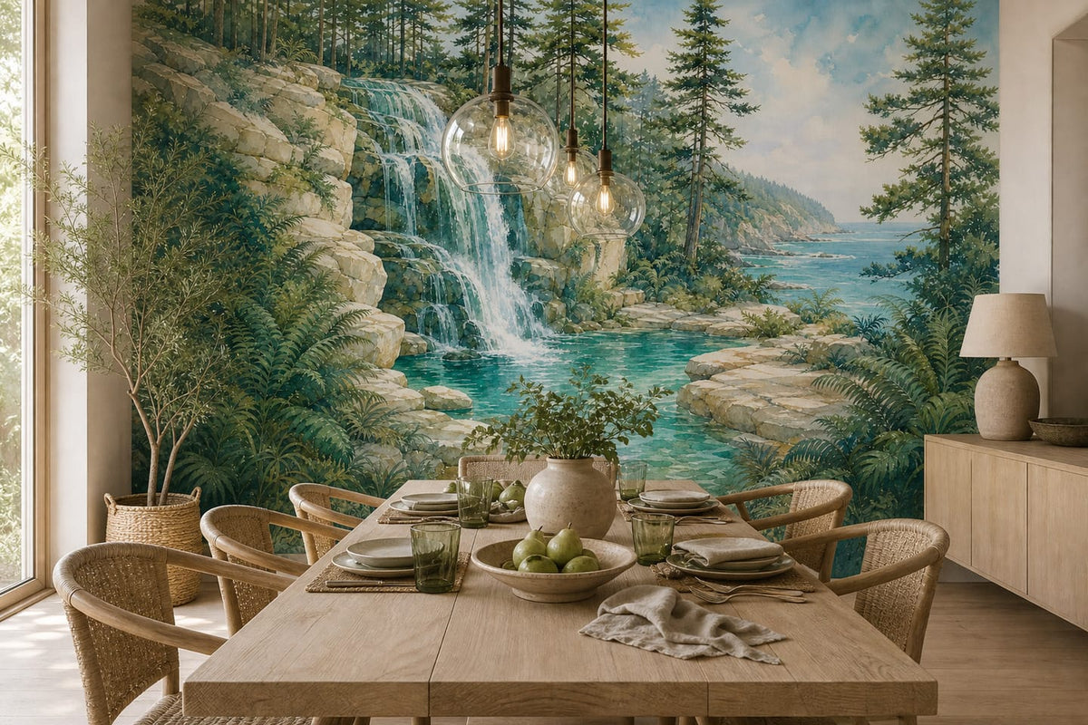 Seafoam Seafoam Wallpaper Mural product view