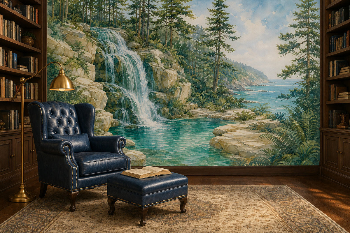 Seafoam Seafoam Wallpaper Mural product view