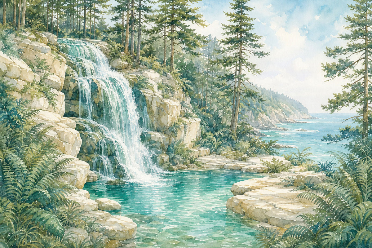 Seafoam Seafoam Wallpaper Mural product view