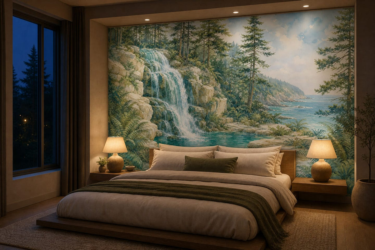 Seafoam Seafoam Wallpaper Mural product view
