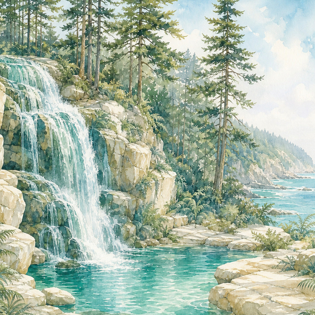 Seafoam Seafoam Wallpaper Mural product view