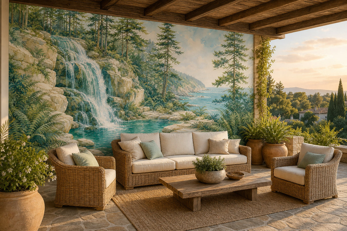 Seafoam Seafoam Wallpaper Mural product view