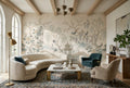 Ivory Willow And Pavilion Landscape Wallpaper Mural