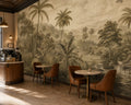 Sepia Palm Wallpaper Mural